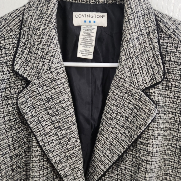 Covington classic tweed blazer timeless corpcore professional  XL - Picture 4 of 11
